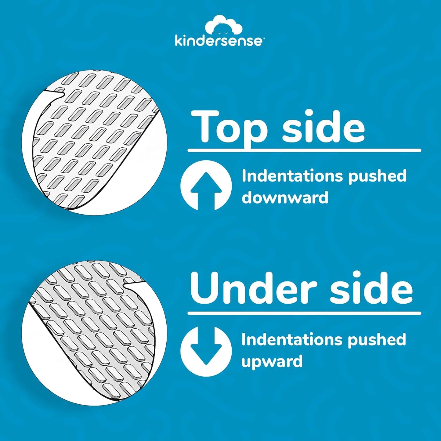 KinderSense® Disposable Changing Pads for Baby Diaper (100 Sheets) | Portable Changing Pad Liners (23" x 17.5") | Paper Top Layer - Waterproof Bottom Layer | Leak Proof Infant Changing Mat