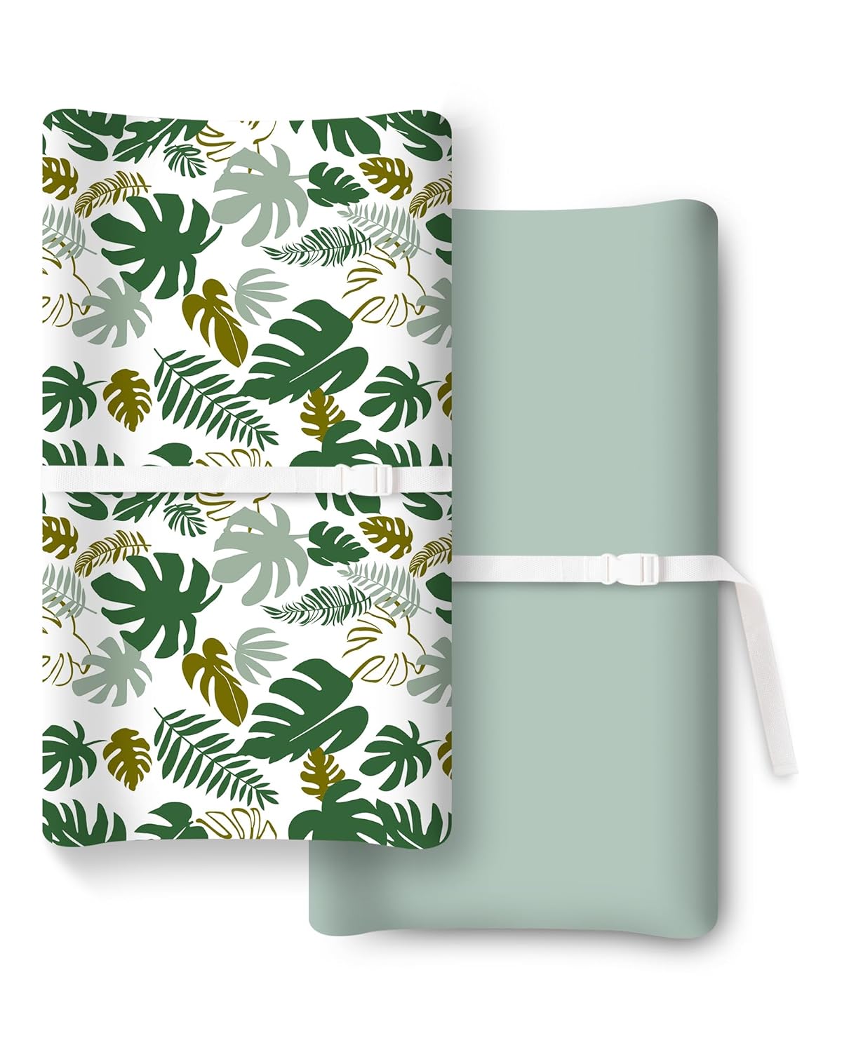 Extra Stretchy Changing Pad Cover, Ultra Soft Premium Jersey Knit Changing Pad Sheets, Unisex for Boys Girls, Fits All Standard Changing Tables/Dresser Tops - 2 Pack