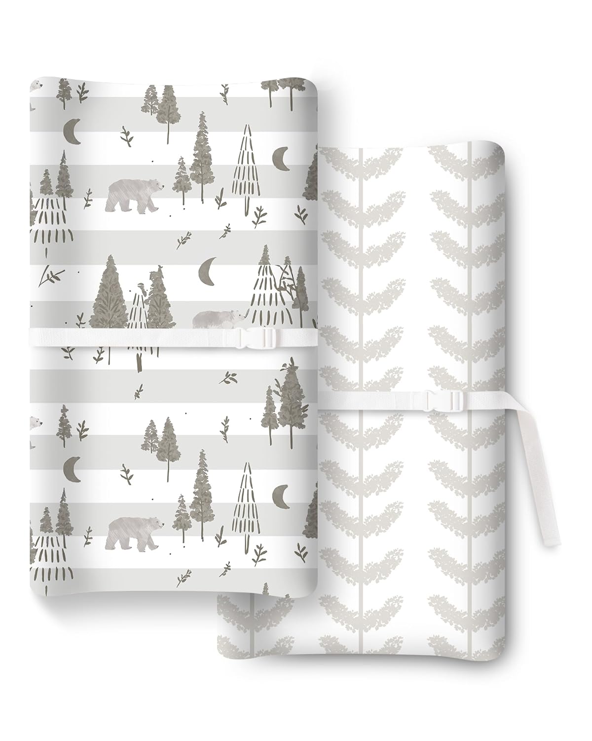 Extra Stretchy Changing Pad Cover, Ultra Soft Premium Jersey Knit Changing Pad Sheets, Unisex for Boys Girls, Fits All Standard Changing Tables/Dresser Tops - 2 Pack