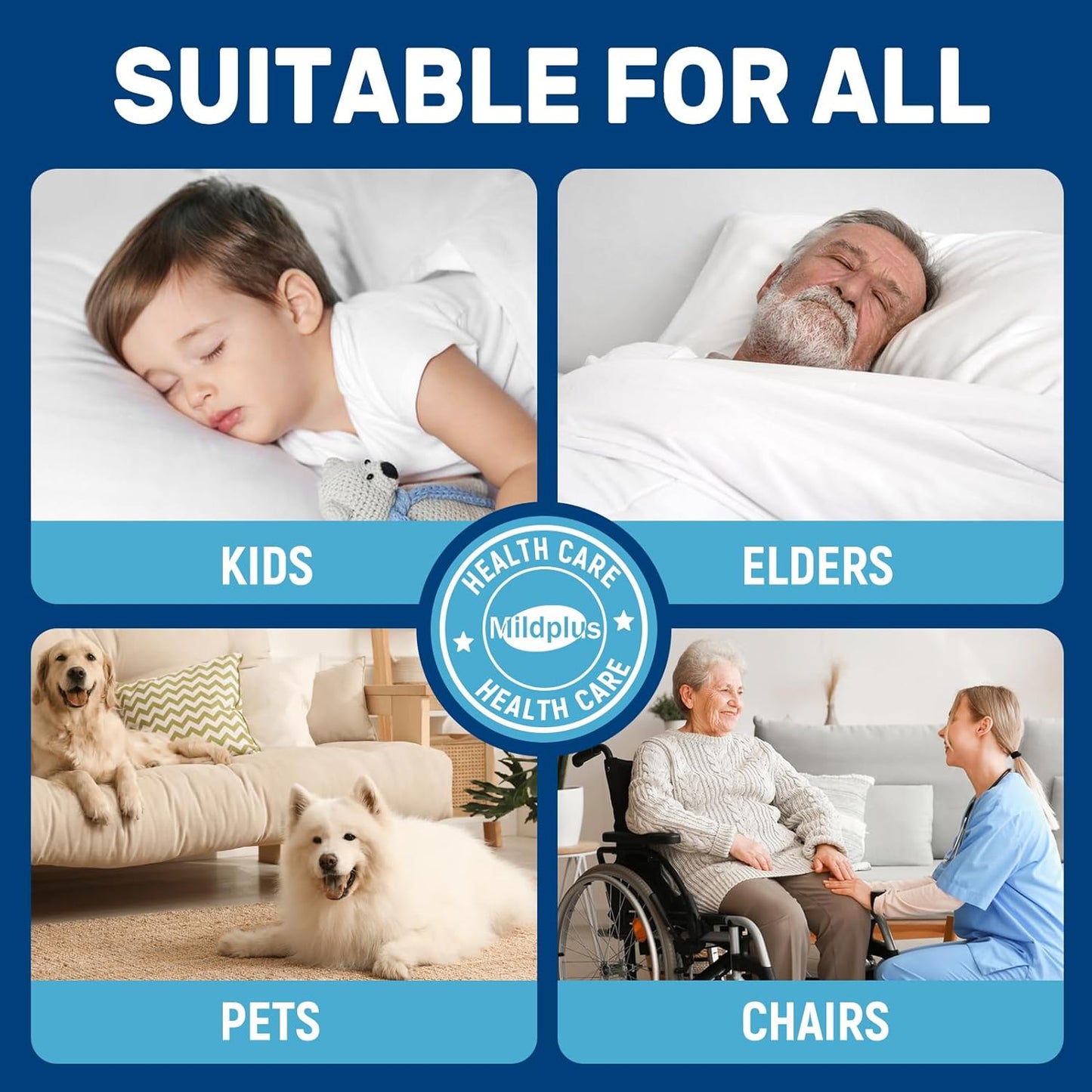 23"X36" Individually Wrapped Premium Disposable Pad Heavy Duty 70 Grams Underpads Disposable Incontinence Chucks Bed Pads for Adult, Kids or Pets (30 PCS)